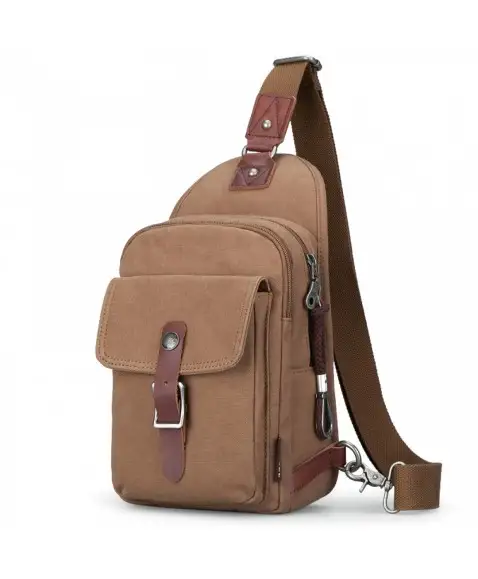 Рюкзак с одной лямкой MUZEE ME1077 Coffee