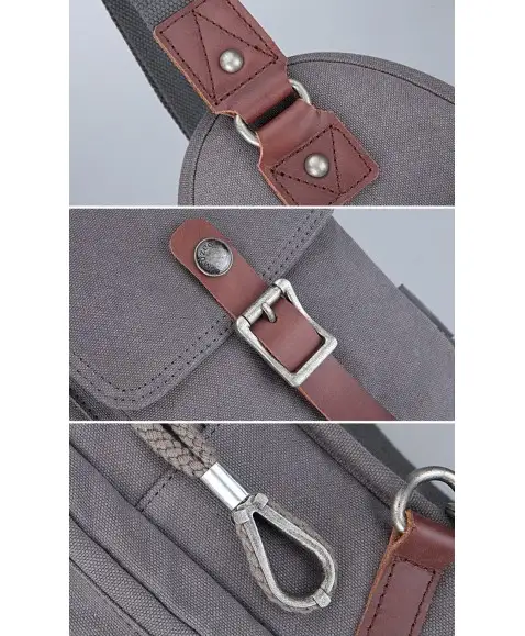 Рюкзак с одной лямкой MUZEE ME1077 Coffee