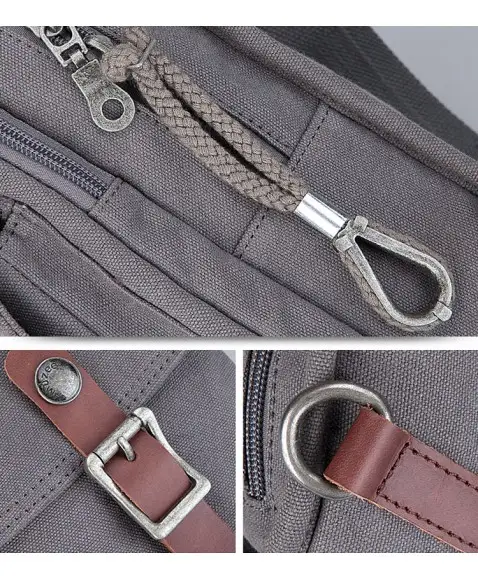 Рюкзак с одной лямкой MUZEE ME1077 Coffee