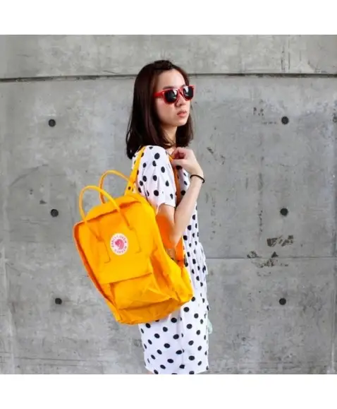 Рюкзак Fjallraven Kanken 16L Warm Yellow