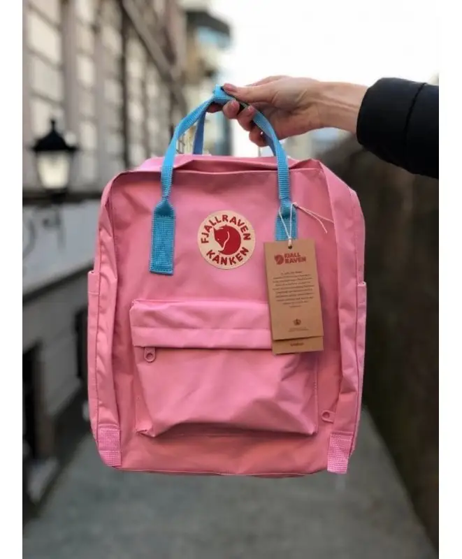 Air blue fjallraven kanken hot sale