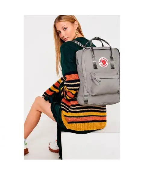 Рюкзак Fjallraven Kanken 16L Fog/Striped