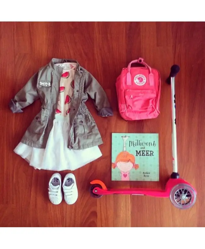 Peach pink kanken mini discount