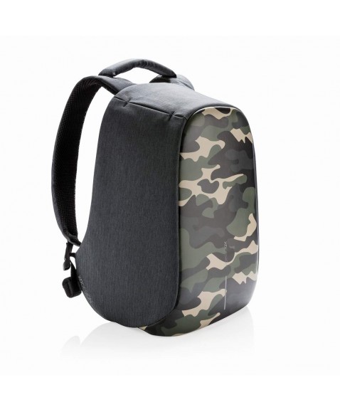 Рюкзак антивор XD Design Bobby Compact Camouflage, зеленый