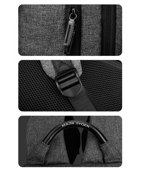 Рюкзак MARK RYDEN MR9618 Luxe Classic Dark Gray
