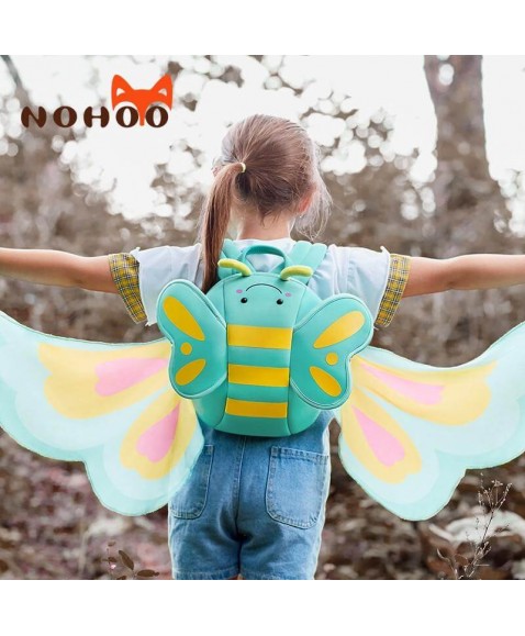 Детский рюкзак Nohoo Бабочка Мятная