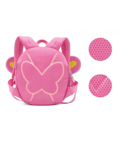 Детский рюкзак Nohoo Бабочка Розовая