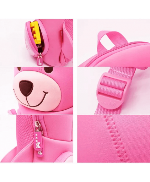 Детский рюкзак Nohoo Мишутка Розовый