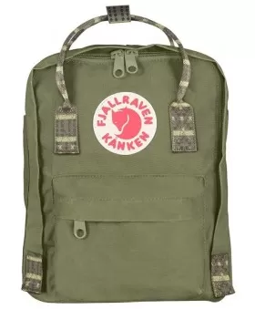 Рюкзак Fjallraven Kanken Mini 7L Green/Folk Pattern